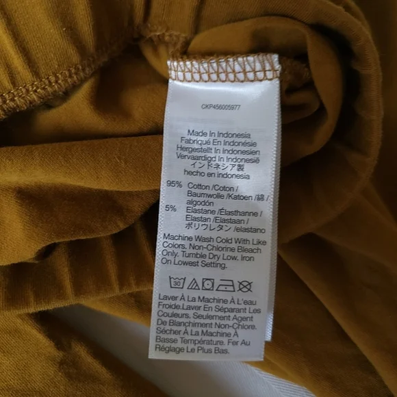 Madewell Knit Bedtime Gold Mustard Pajama Pants - Picture 10 of 10